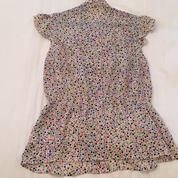 S. L. B. Button-Down Blouse w/Ruffle Detail - Picture 4 of 6